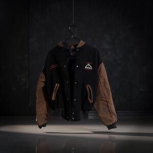 Black and Brown Varsity Jacket
